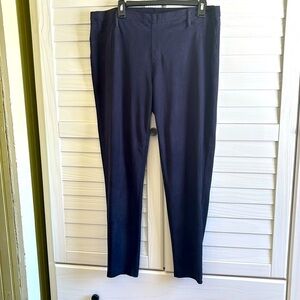 Faux suede stretch legging pant
